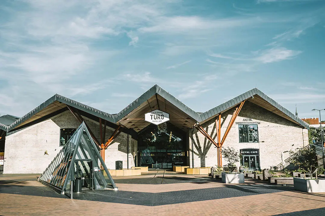 Balic Station open market in Tallinn